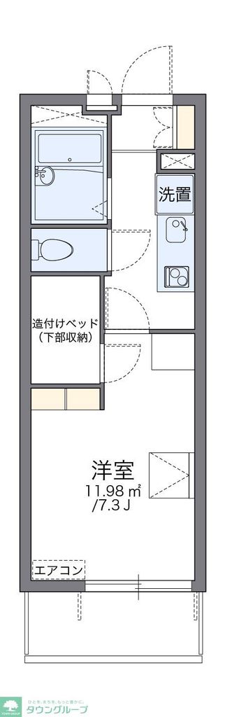 レオパレスウィステリア都立家政の間取り写真