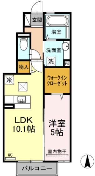 ロゼ トレフル A棟の間取り写真