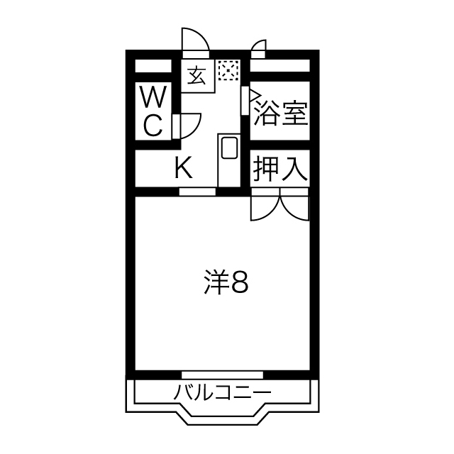 ベルメゾン錦の間取り写真