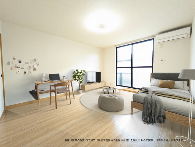 居室・リビング　★画像は実際の写真にＣＧ加工（家具や調度品の削除や合成）を加