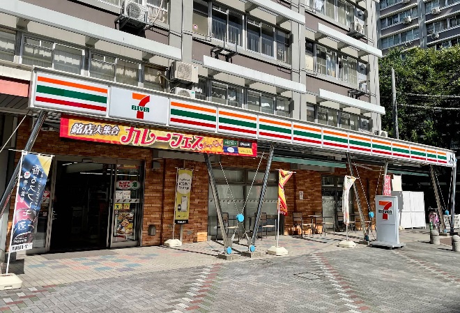 コンビニ　セブンイレブン JS森之宮団地店（コンビニ）まで206m