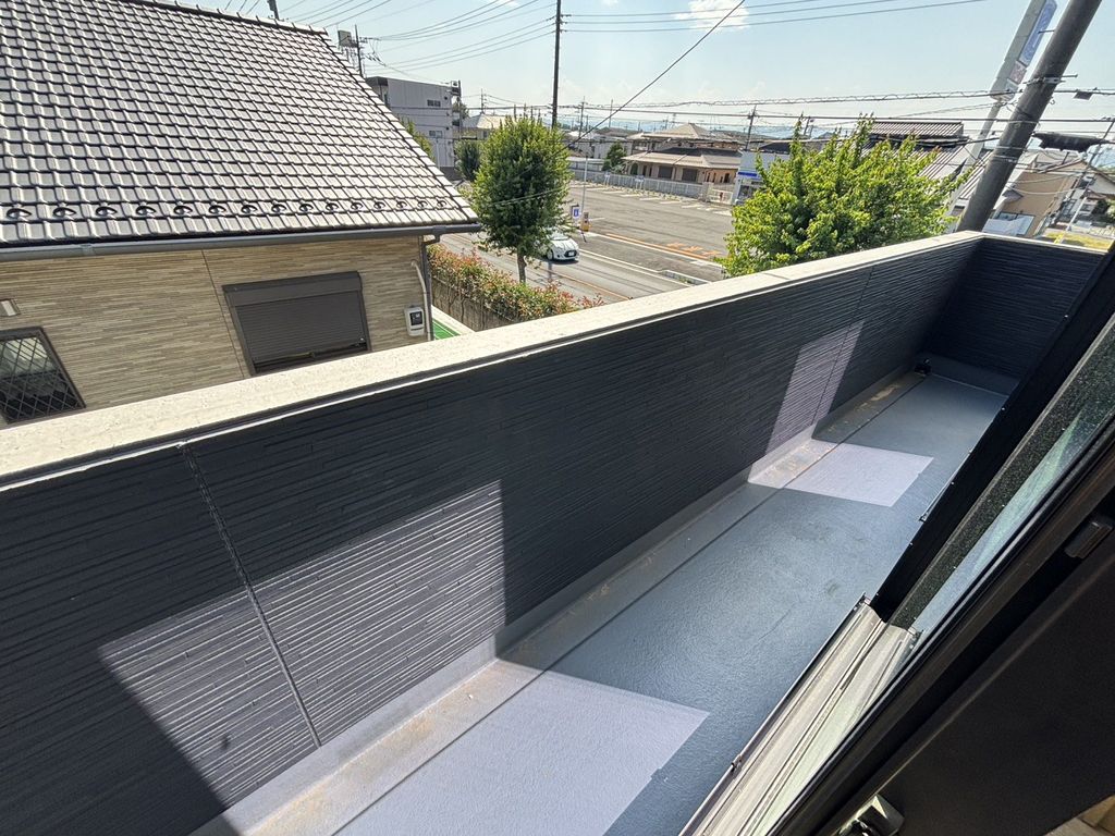 バルコニー　庭