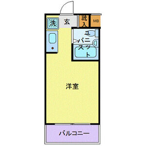 東京メトロ南北線 後楽園駅 徒歩3分 4階建 築30年の間取り写真