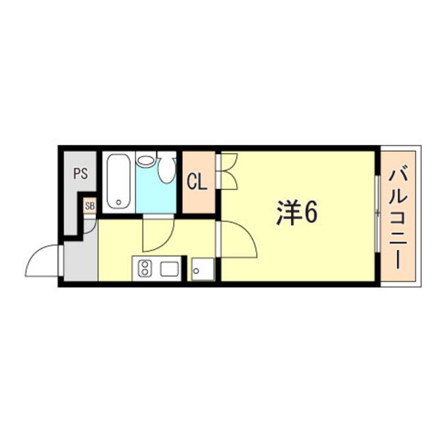 セシール鴨池の間取り写真