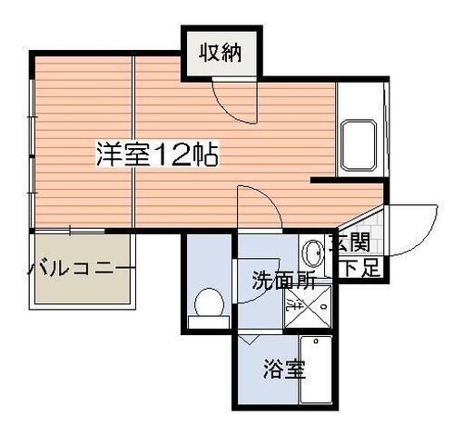 ワンルーム Mansion in Kagoshima, Kagoshima — photo 2 of 3