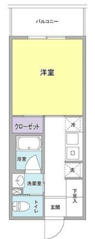 AXIS元住吉の間取り写真