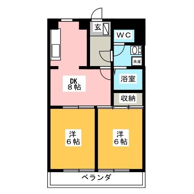 ヒルロック秀愛の間取り写真