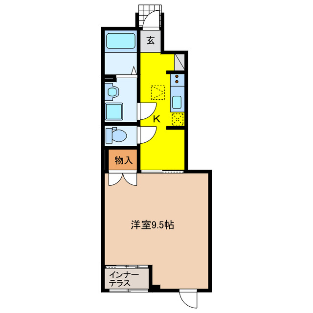 岐阜市 2階建 新築の間取り写真