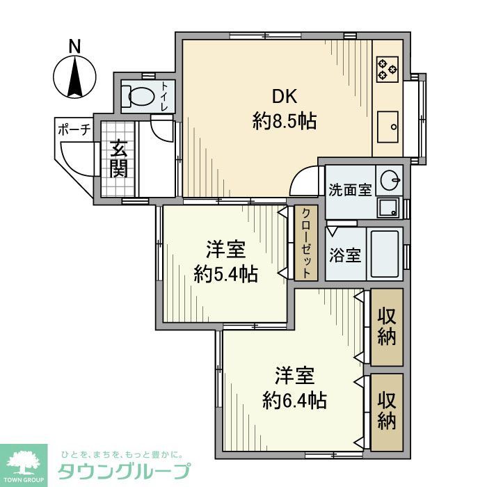 柏ケ谷戸建の間取り写真