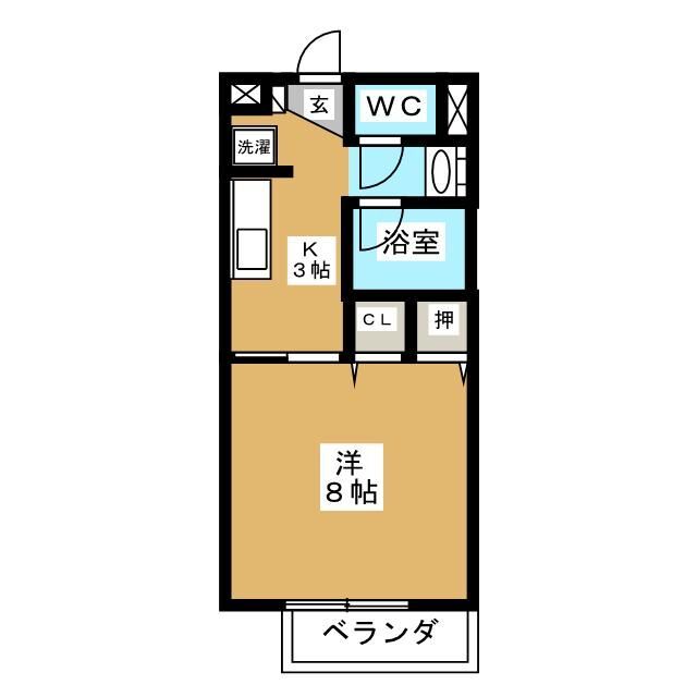 グレイスTUCHIYA Aの間取り写真