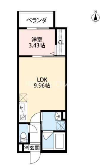 ALBAの間取り写真