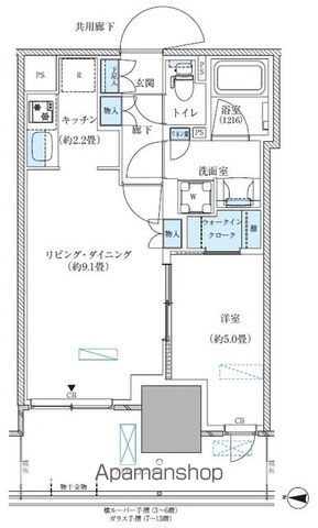 パークアクシス西大島コンフォートスクエアの間取り写真