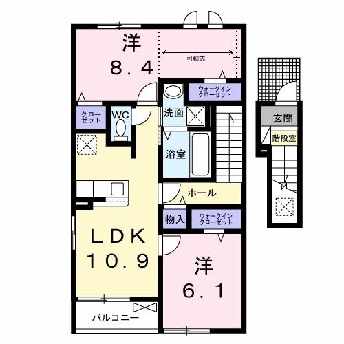 上毛電鉄 三俣駅 徒歩28分 2階建 新築の間取り写真