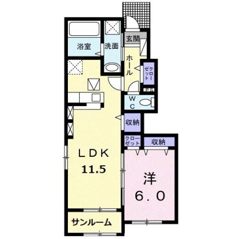 プランドールRの間取り写真