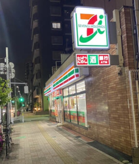 コンビニ　セブンイレブン江東新大橋3丁目店（コンビニ）まで147m