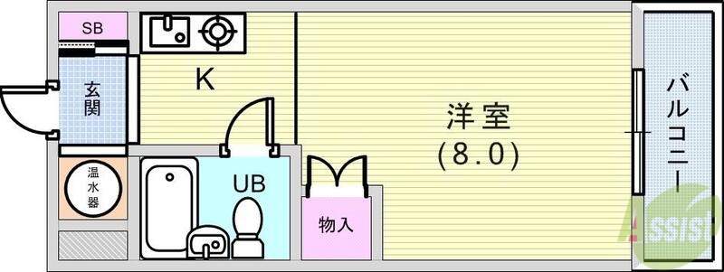 どみとりーときわの間取り写真