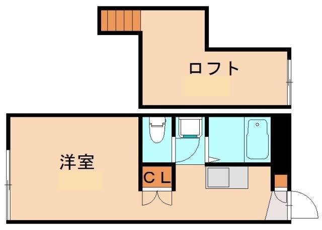 レオパレス花見の間取り写真