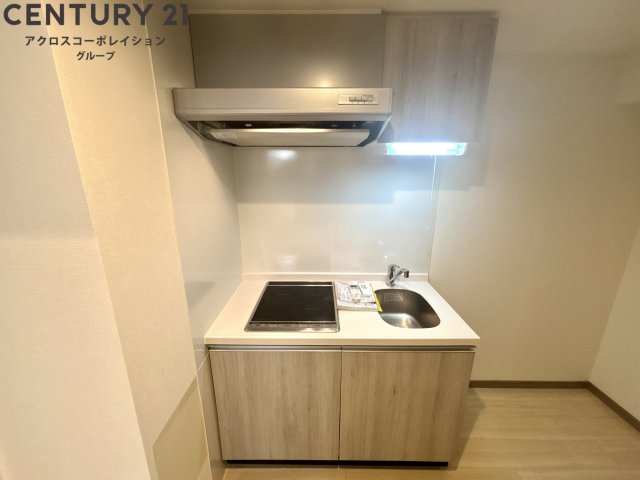 キッチン　IHコンロで火を使わず、料理初心者の方にもおすすめです！