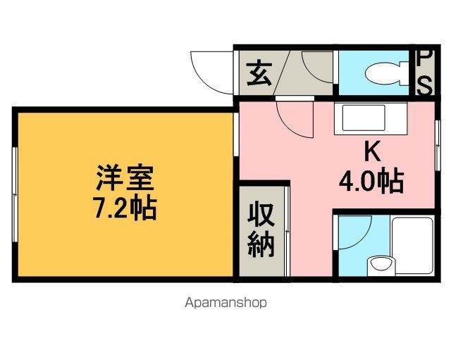 ＪＲ函館本線 手稲駅 徒歩2分 4階建 築24年の間取り写真