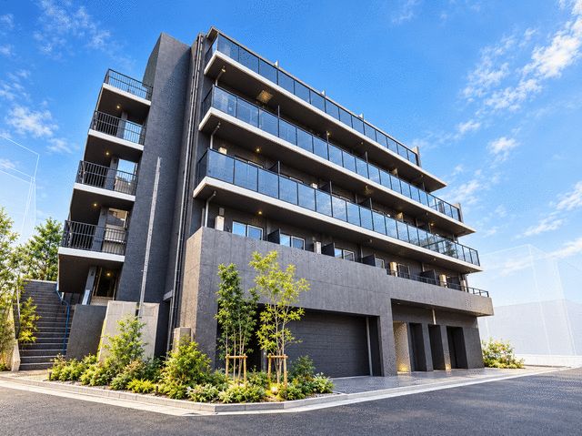 建物外観　こちら、外観パースです