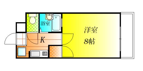 ハートフル野中IIの間取り写真