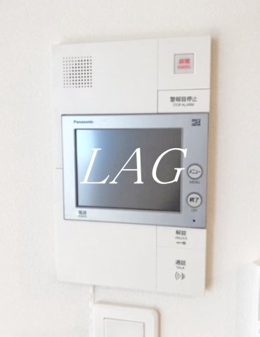 セキュリティ　モニター付きインターホンです。