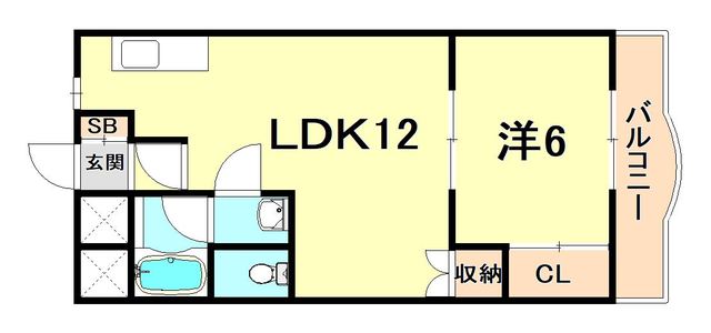 リアライズ御影の間取り写真
