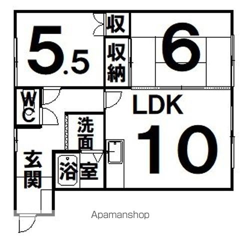 大場ハイツ2の間取り写真