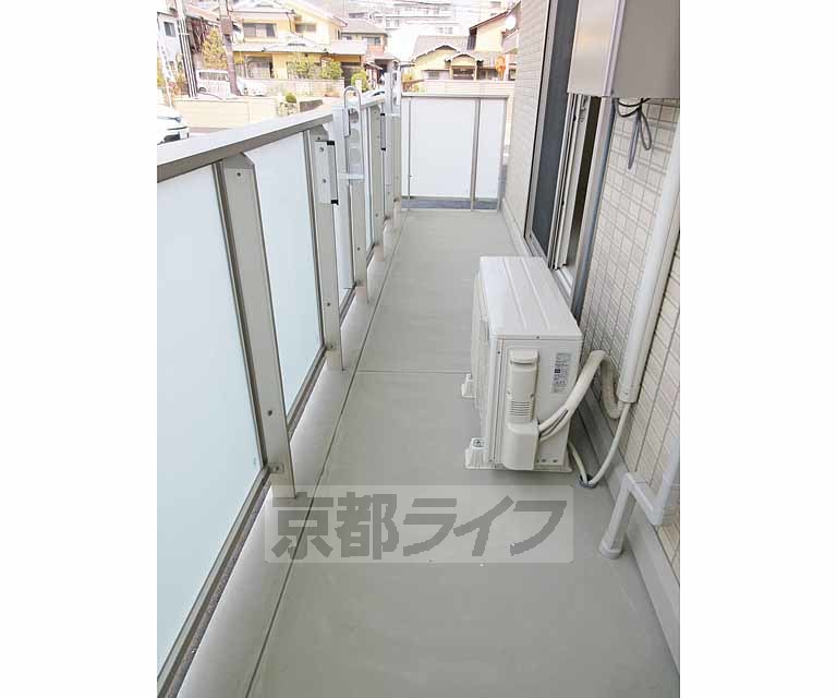 バルコニー　洗濯物干し放題！