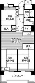ビレッジハウス品川八潮タワー1号棟の間取り写真