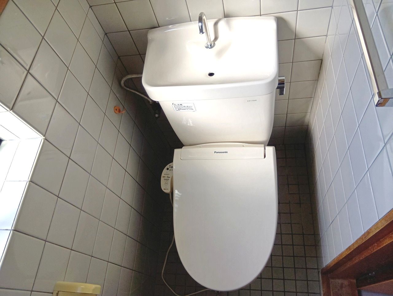トイレ　ゆったりとした空間のトイレです