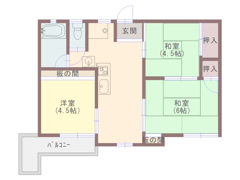 県庁前第一ビルの間取り