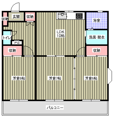 ロイヤルプラザ高田の間取り