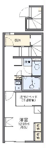 レオパレス綾乃尾の間取り