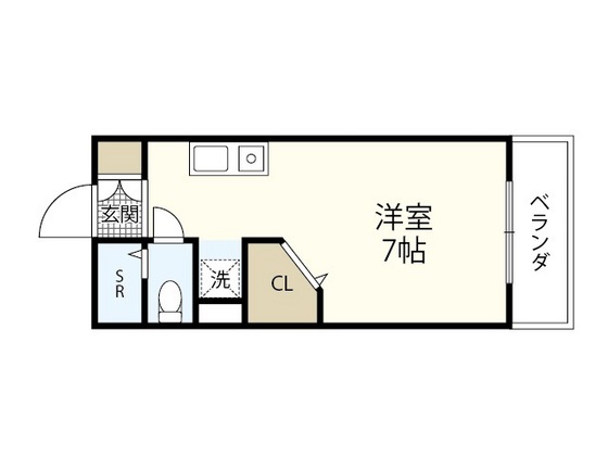 広島市南区旭のマンションの間取り