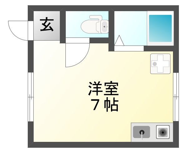 第２太陽ハイツの間取り