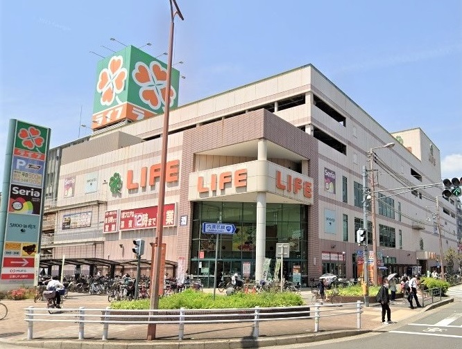 スーパー　ライフ喜連瓜破店（スーパー）まで405m
