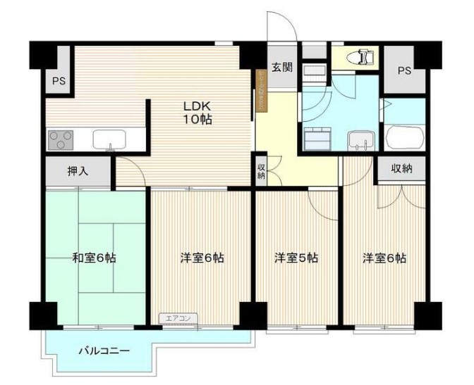 クレール聖蹟桜ヶ丘の間取り