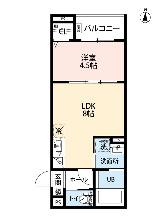 CRASTINE大蓮北4丁目Cの間取り