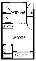 ホワイトルーム壱番館の間取り