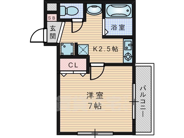 M’PLAZA香里参番館の間取り