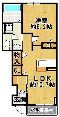 エレガントVの間取り