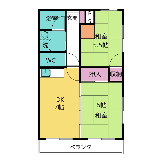 第二佐藤コーポの間取り