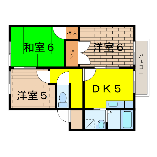 メゾンエスポワールの間取り