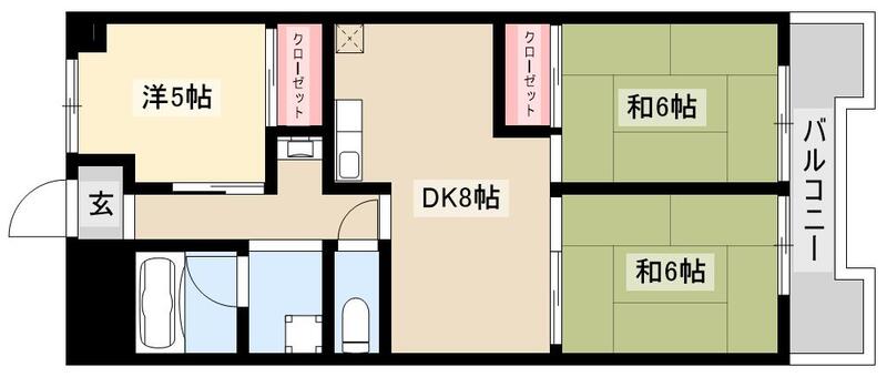 千代田グリーンハイツの間取り