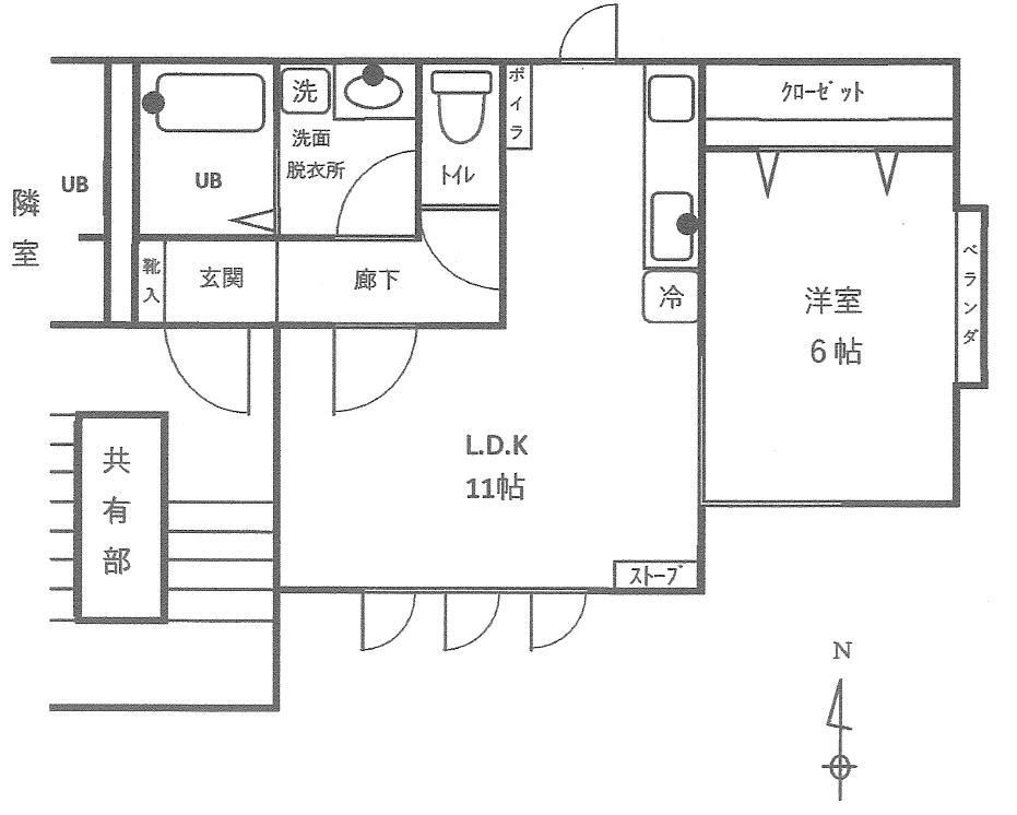 エクセル桜IIの間取り