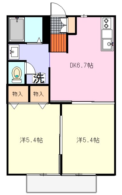 マロンメゾンの間取り