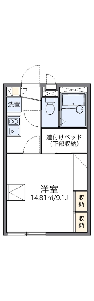 レオパレス久宝寺の間取り