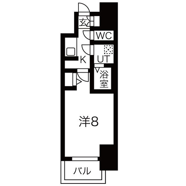 メイクス名駅太閤の間取り