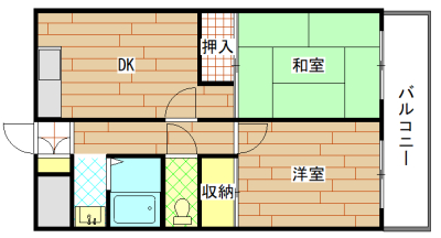 フローライト豊里Iの間取り